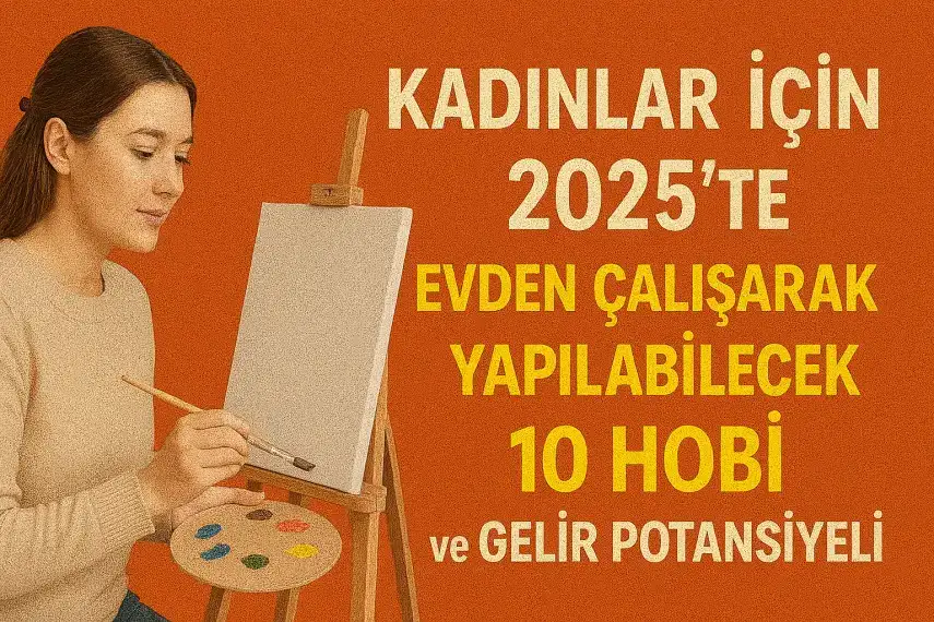 Kadınlar İçin 2025'te Evden Çalışarak Yapılabilecek 10 Hobi ve Gelir Potansiyeli